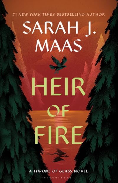 A photo of the cover of the book Heir of Fire by Sarah J. Maas